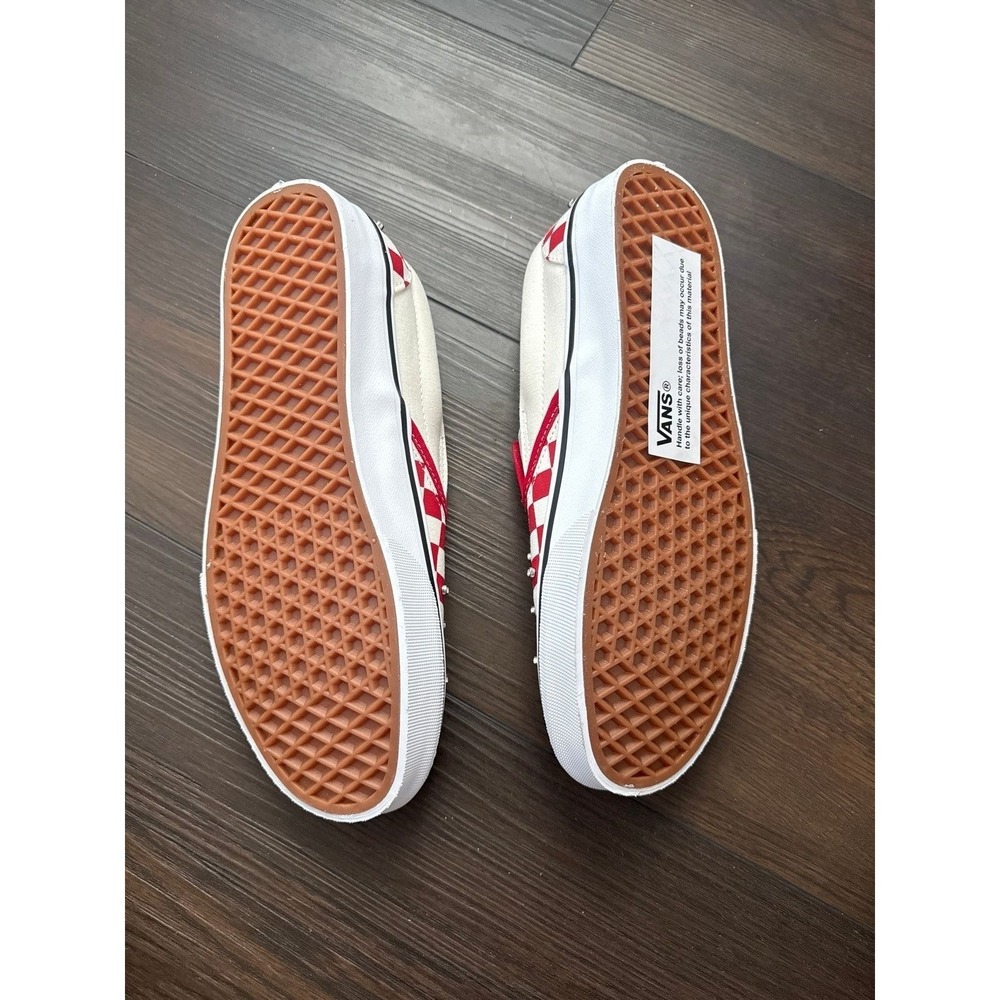 Red & White Rhinestone‎ Checkered Vans - Picture 4 of 4